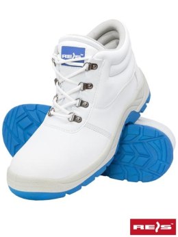 Trzewiki buty robocze biały z noskiem SB FODREISBLUE