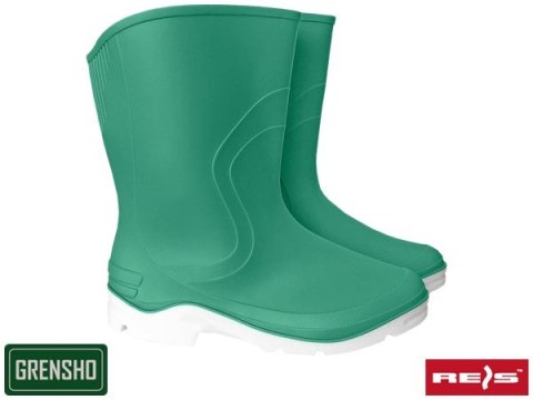 Buty robocze gumowe PCV kalosz damskie RAINBOW Buty robocze gumowe PCV kalosz damskie RAINBOW