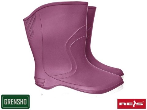 Buty robocze gumowe PCV kalosz damskie RAINBOW Buty robocze gumowe PCV kalosz damskie RAINBOW