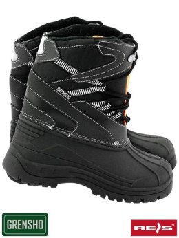 Buty robocze kalosz gumowe zima ocieplane polarem SNOW-FMN