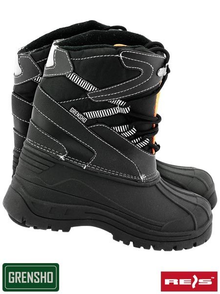 Buty robocze kalosz gumowe zima ocieplane polarem SNOW-FMN Buty robocze kalosz gumowe zima ocieplane polarem SNOW-FMN