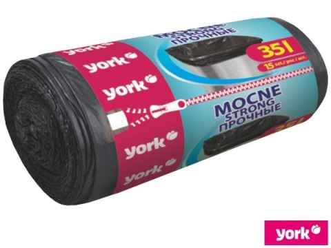 WORKI NA ŚMIECI MOCNE 35L / 15 SZT WORKI NA ŚMIECI MOCNE 35L / 15 SZT