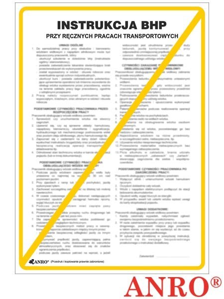 ZNAK BEZPIECZEŃSTWA ZNAK BEZPIECZEŃSTWA