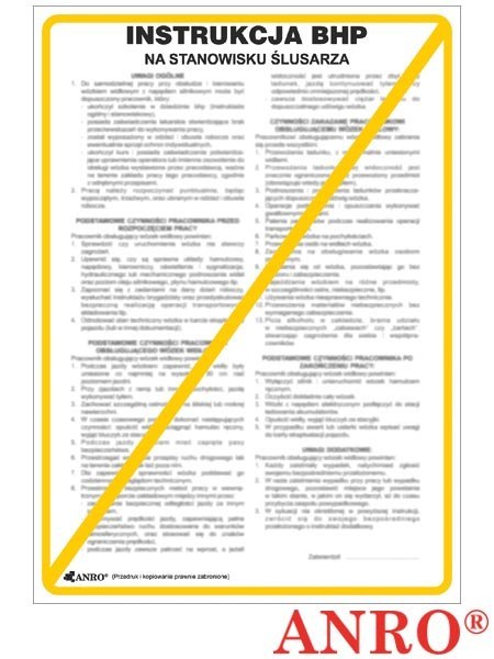 ZNAK BEZPIECZEŃSTWA ZNAK BEZPIECZEŃSTWA