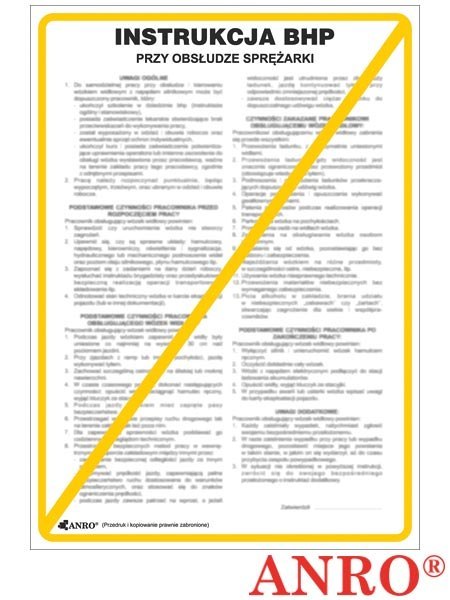 ZNAK BEZPIECZEŃSTWA ZNAK BEZPIECZEŃSTWA