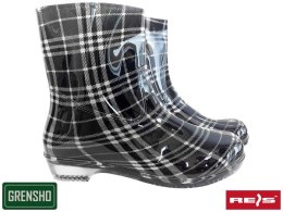 Buty gumowe PCV damskie CHECK