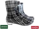 Buty gumowe PCV damskie CHECK