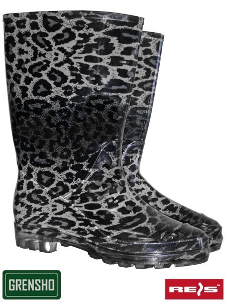Buty gumowe PCV damskie kalosz WILD Buty gumowe PCV damskie kalosz WILD