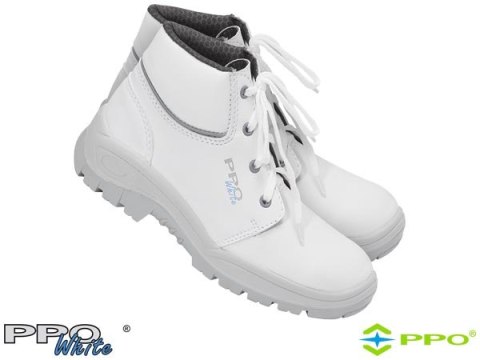 Trzewiki buty robocze białe S2 antyelektrostatyczne BPPOT205 Trzewiki buty robocze białe S2 antyelektrostatyczne BPPOT205