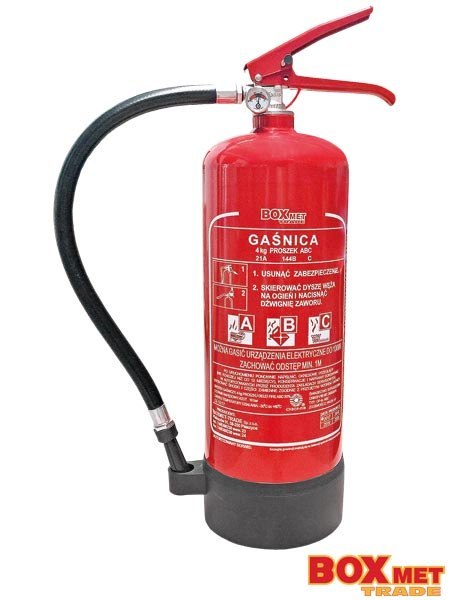 GAŚNICA PROSZKOWA 4 KG GAŚNICA PROSZKOWA 4 KG