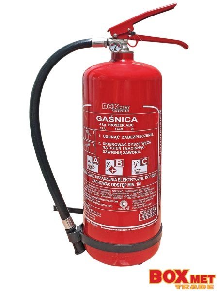 GAŚNICA PROSZKOWA 4 KG GAŚNICA PROSZKOWA 4 KG