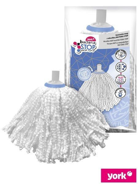 KOŃCÓWKA MOP Z MIKROFIBRY BACTERIA STOP KOŃCÓWKA MOP Z MIKROFIBRY BACTERIA STOP